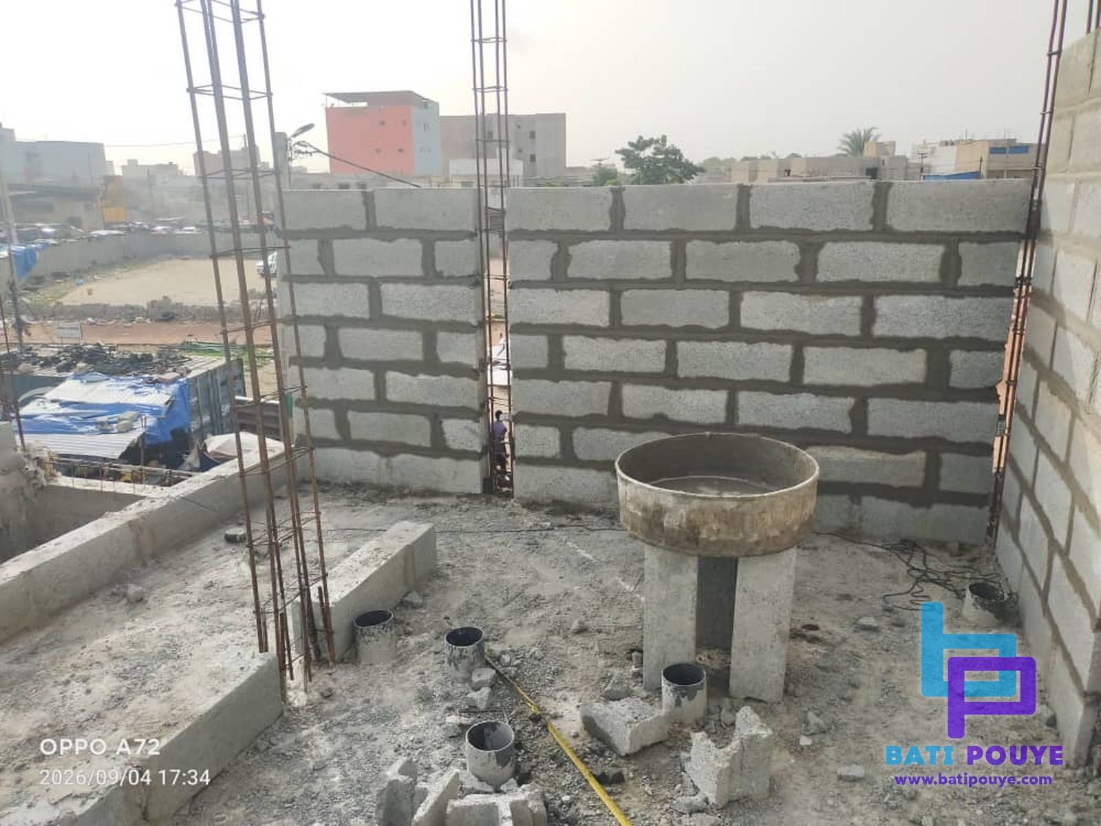 Intérieur RDC en construction